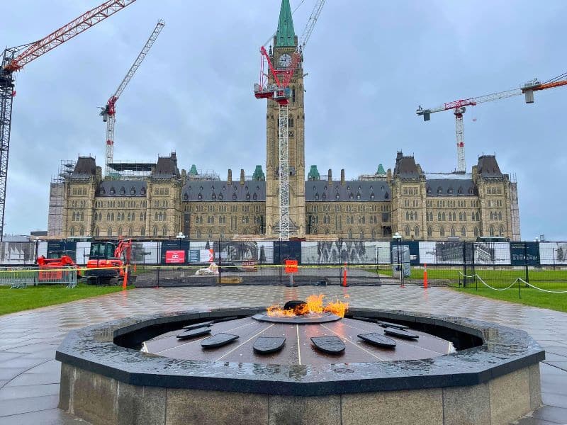 Parliament Hill in Ottawa, Ontario