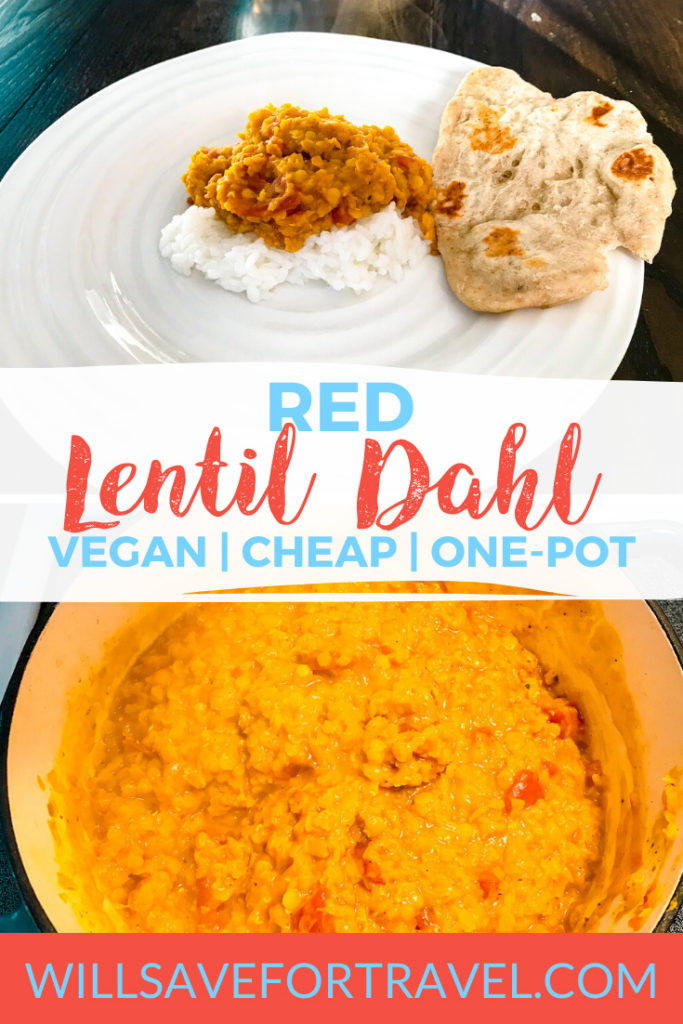 one pot red lentil dal